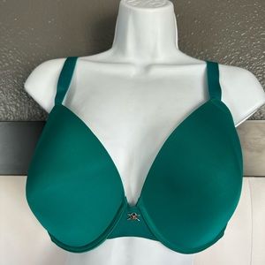Frederick's of Hollywood Teal T-Shirt Push-Up Bra